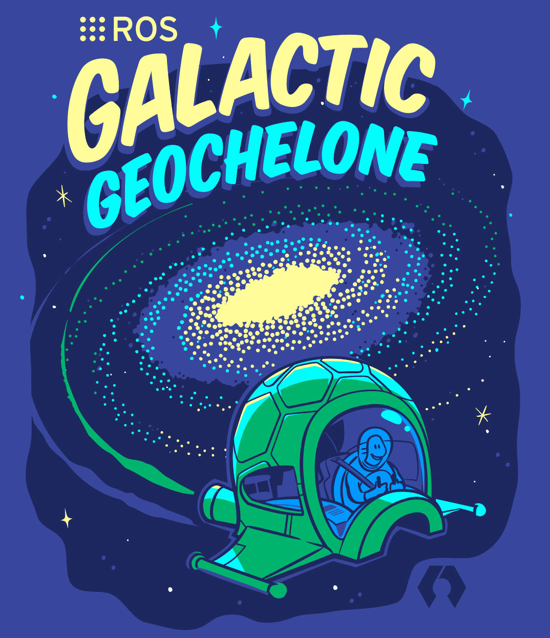 ROS Galactic Geochelone logo