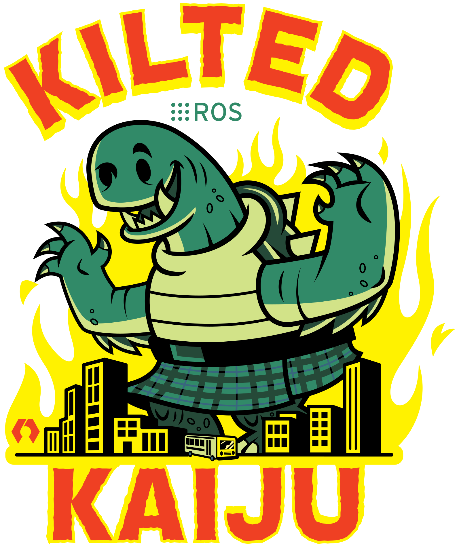 ROS Kilted Kaiju logo